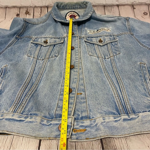 Vintage 1996 Walt Disney World Reunion Denim Jean Jacket unisex - Picture 9 of 10